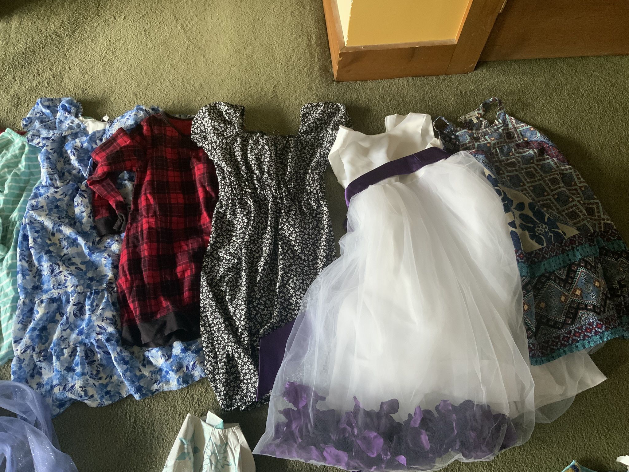 10/12 Girl Dresses And Cardigans
