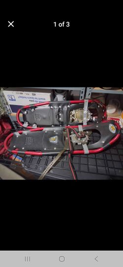 Snow Shoes And Portable Stove 