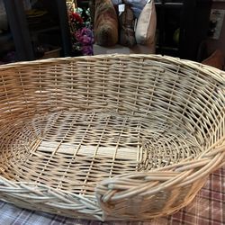 Wicker Pet Bed  Without Cushion