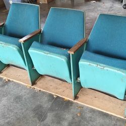 Antique Movie Theater Seats