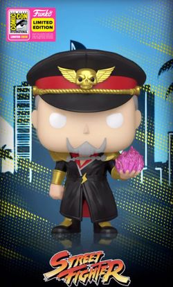 SDCC 2026 Con Sticker Funko Pop M. Bison Legendary