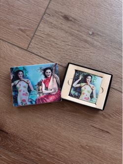 Lotus'er Vintage Style Compact Mirror with Box