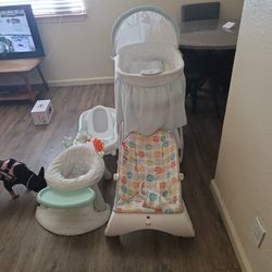 Baby Bassett Baby Bath Tub Baby Bounce And Baby Chair 