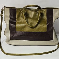 Fendi XL leather Tote Purse #1483