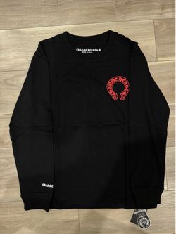 CH Floral Horseshoe LS – Black/Red
