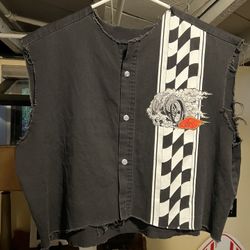 Men’s Large Metallica Fully Loaded Black Cut Off Sleeveless Shirt  **