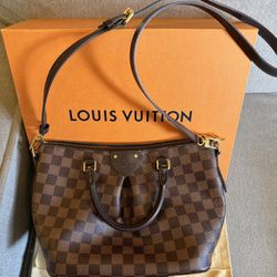Authentic Like New Louis Vuitton Damier Ebene Siena PM