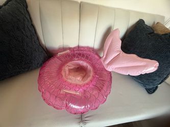 Pink Mermaid Baby Pool Float – Super Cute!