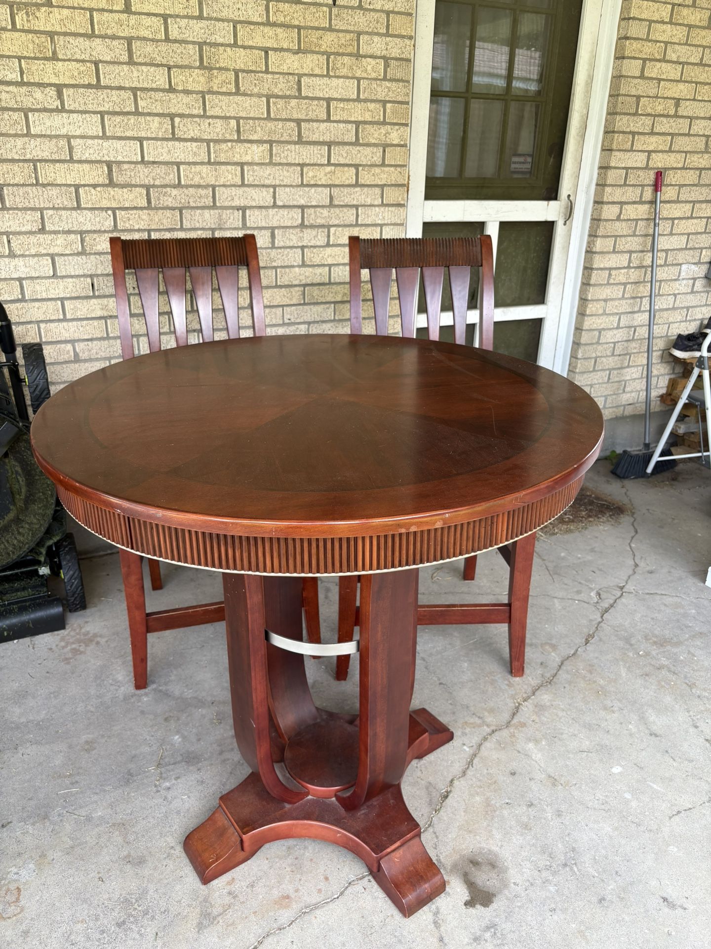 High-Top Table With Chairs