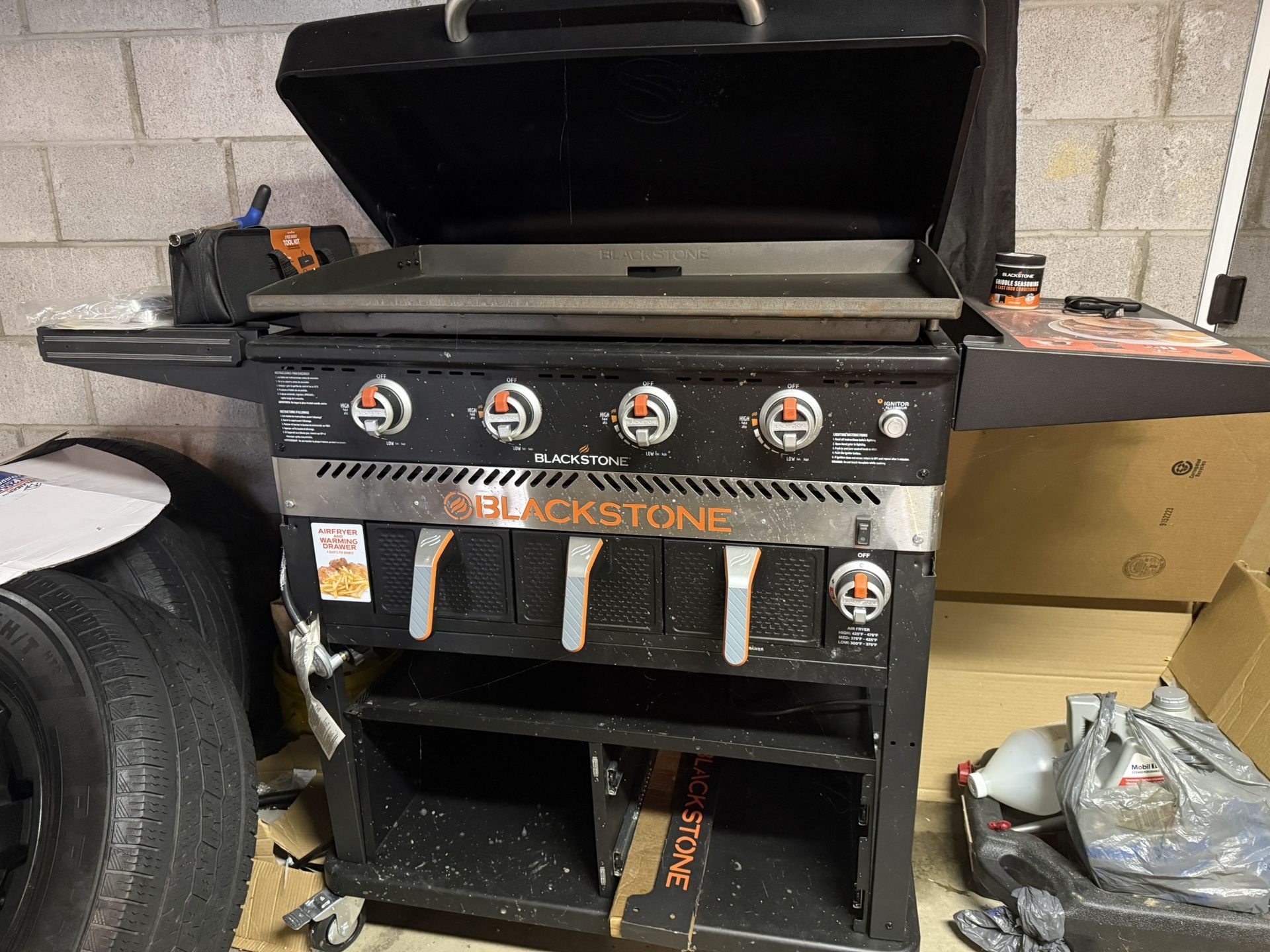 36 Blackstone Air fryer Combo Griddle 