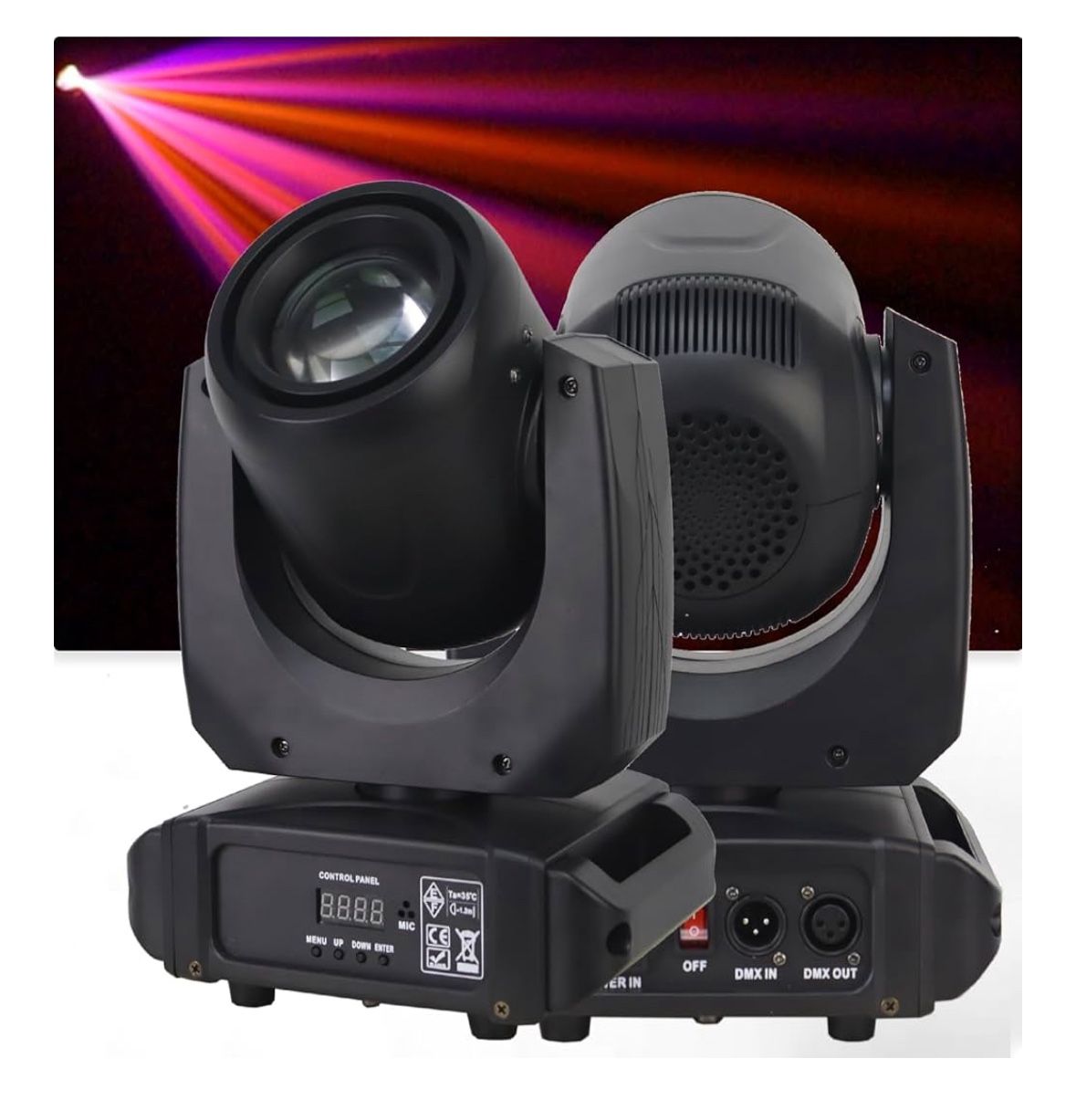 150W LED Moving Head Light 16 Prisms Rotating DMX Stage Effect Light Disco Dj Bar