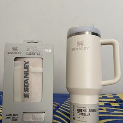 STANLEY Quencher H2.0 Tumbler 40 OZ (BRAND NEW) plus The All Day Cross-Body Carry Strap