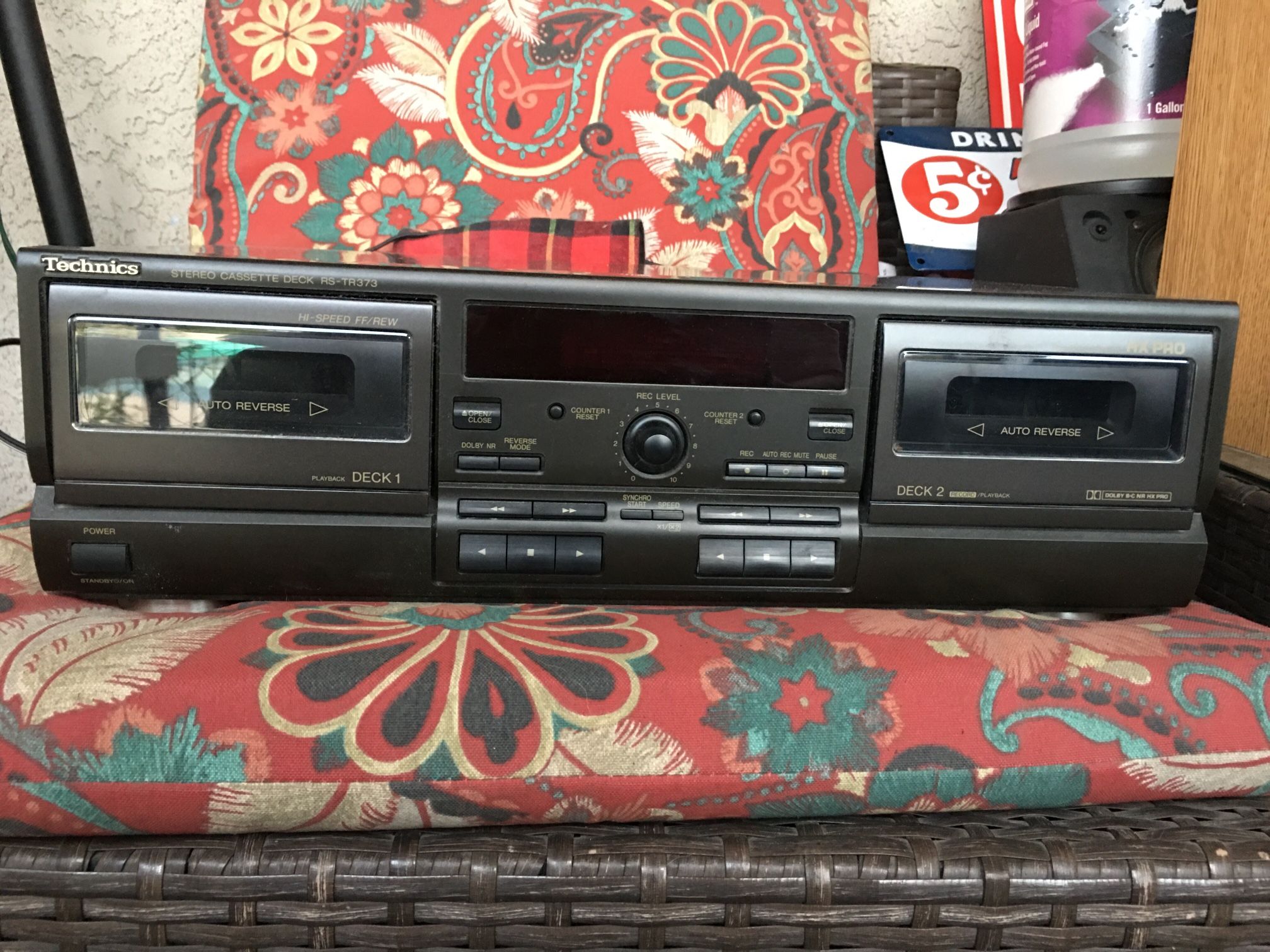 Technics RS-TR373 Stereo Cassette Deck