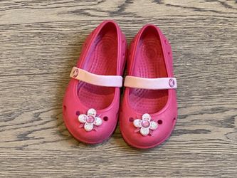 Girls Crocs Crocband Flat - Size 8