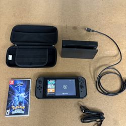 Nintendo Switch + Pokémon Diamond (v2/ Red model)