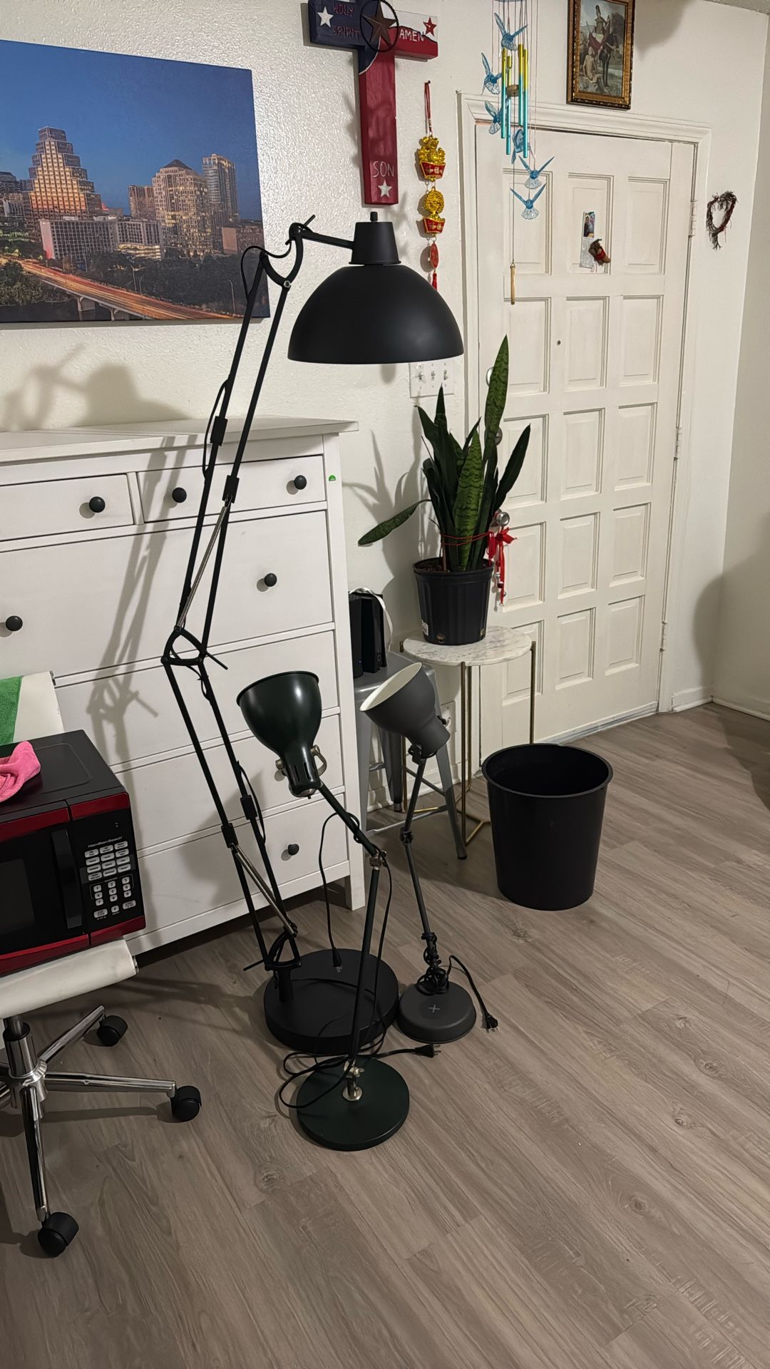 Floor And Desk Lamps Adjustable