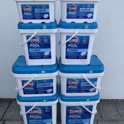 Brand New Sealed Clorox Pool Chlorine Tabs Extra Blue Chlorine Tabs 