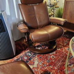 Stresses Recliner With Ottoman 
