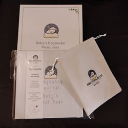 Kiki and Laly's Boutique: Pregnancy Must Haves Journal, Monthly Baby Milestone Cards +