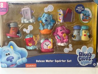 Nickelodeon Blue's Clues & You! Deluxe Water Squirter Set, 8 Squirters New In Box