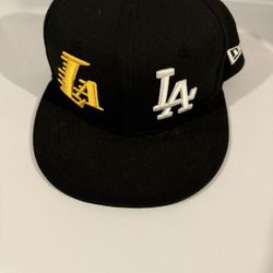 La Dodgers / La Lakers Fitted Hat