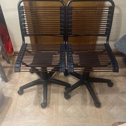 Two Newly Used Bungee Cord Chairs 
