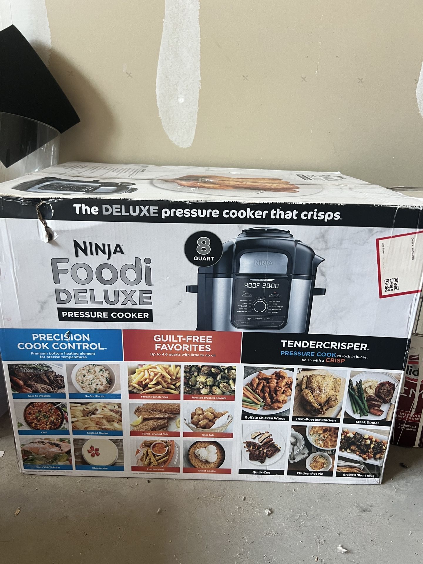 NEW Ninja Foodi Deluxe 8 Quart Pressure Cooker