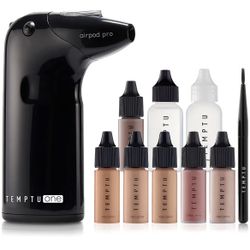 TEMPTU One Airbrush Make-up Kit with Cordless Compressor, 6 Shades