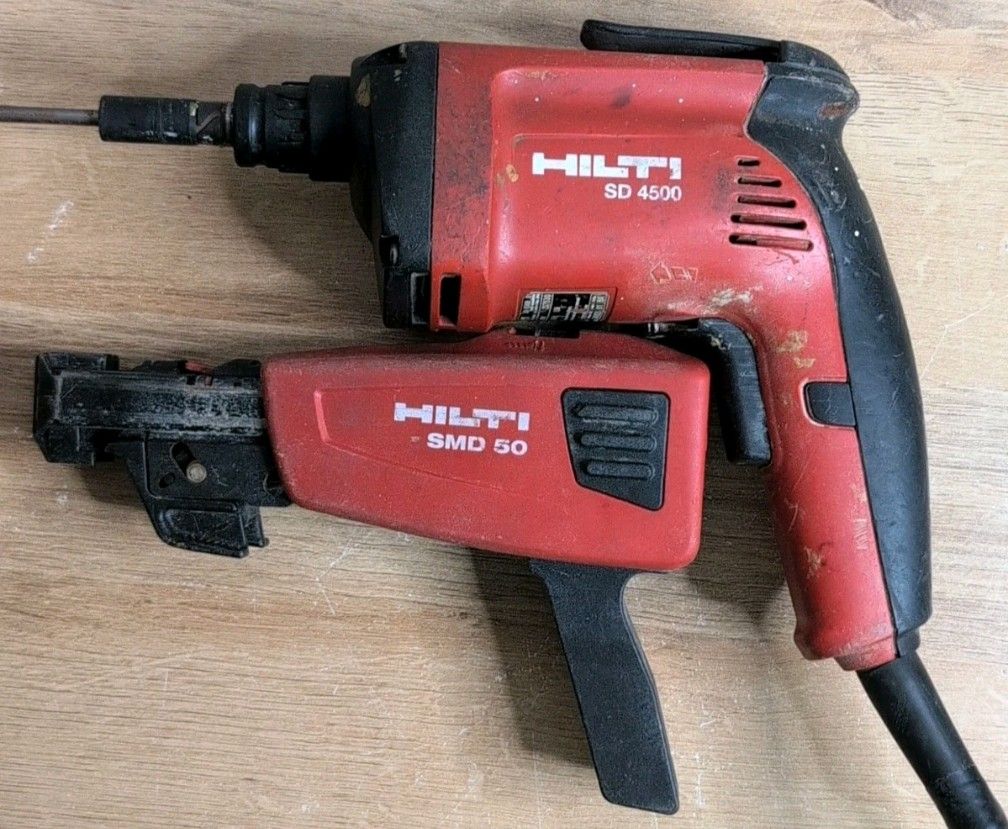 Hilti SD 4500 Drywall Screwdriver With Hilti Screw Magazine SMD 50 TESTED WORKS