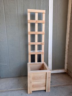 Planter Box with Trellis 1ft