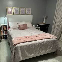 FULL Bed Frame + FREE Mattress 