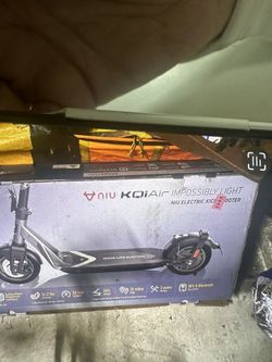 Electric Scooter And Helmet Combo