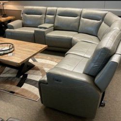 Brand New 👉Goal Keeper 6 Piece Power Reclining Sectional Couch 🛋️ Living Room 