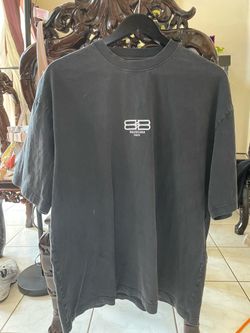 Balenciaga BB Paris T-Shirt - Light Grey