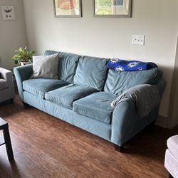 Large Turquoise Couch