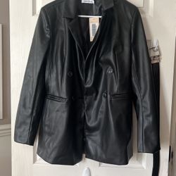 Leather coat! Still has tags in GREAT condition! 