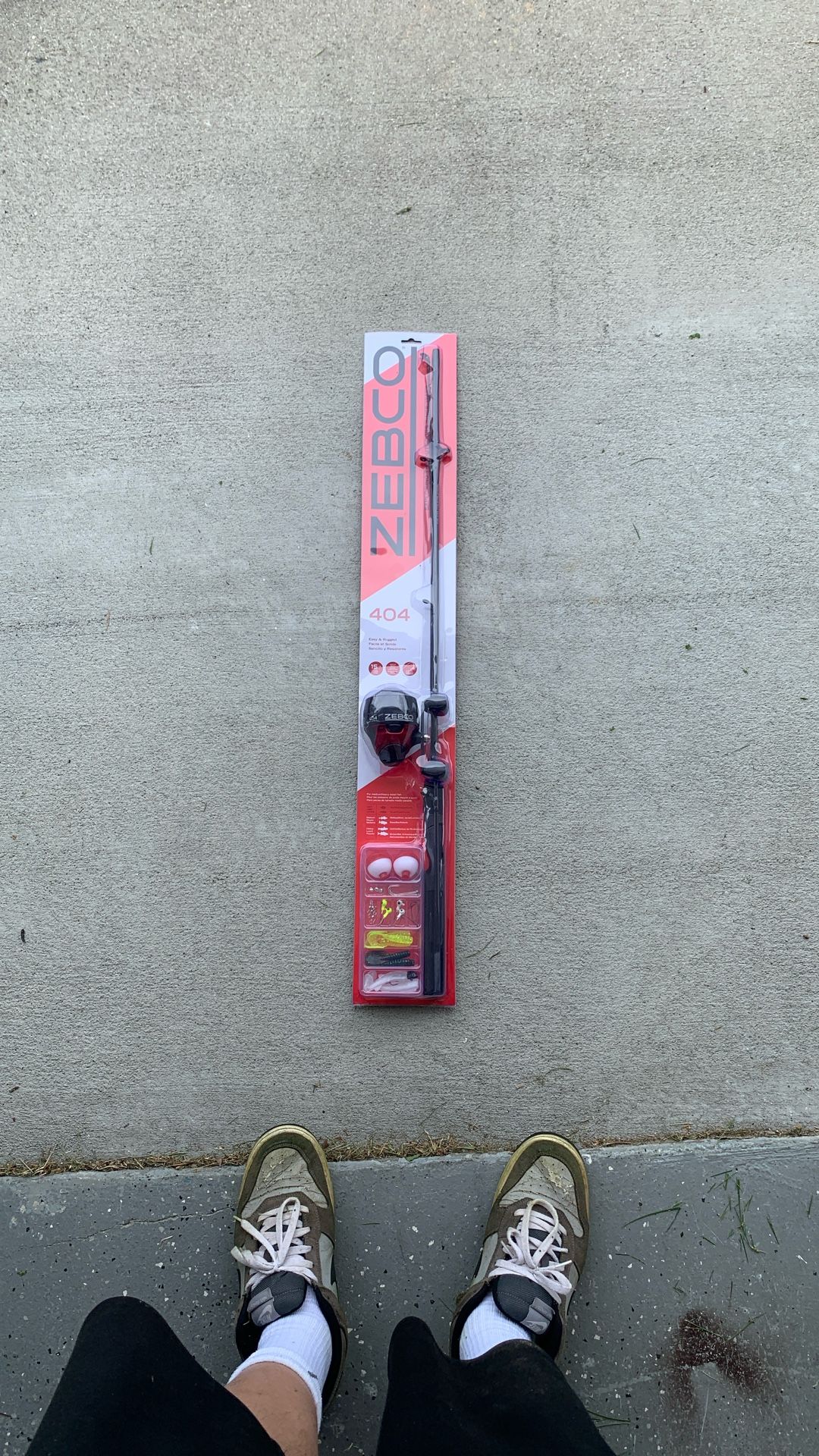 Zebco 404 Fishing pole kit new kids