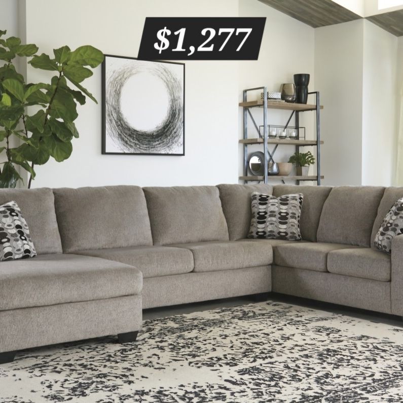 Ballinasloe 3pc Sectional with Chaise