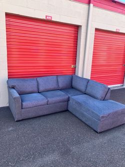 Modern Gray Sectional Sofa - Delivery
