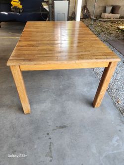 Mesa de Madera solida con extension