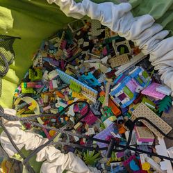 Giant bag of loose Lego pieces, broken sets