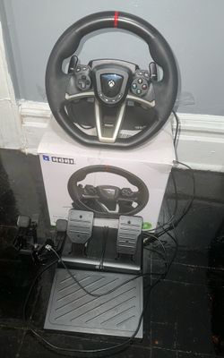 HORI Racing Wheel Overdrive for Xbox Series X|S + Round Green Screen