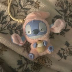 Pink Stitch Bag Charm 