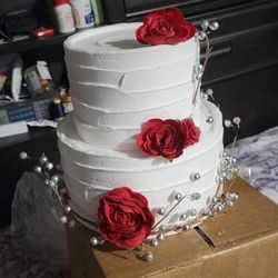 Faux Wedding Cake