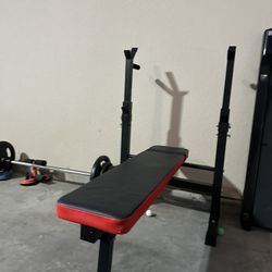 USED BENCH - w/Weight Set & Bar $175