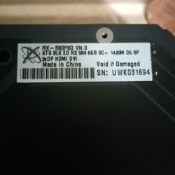 Rx 580 P8D Graphics Card