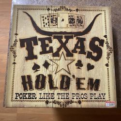 Texas Hold ‘Em Board Game - NEVER BEEN USED