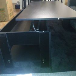 Coffee Table with Storage Drawer and Lower  Shelf