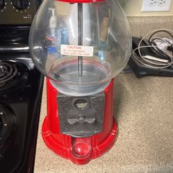 15’’ Red Gumball Machine