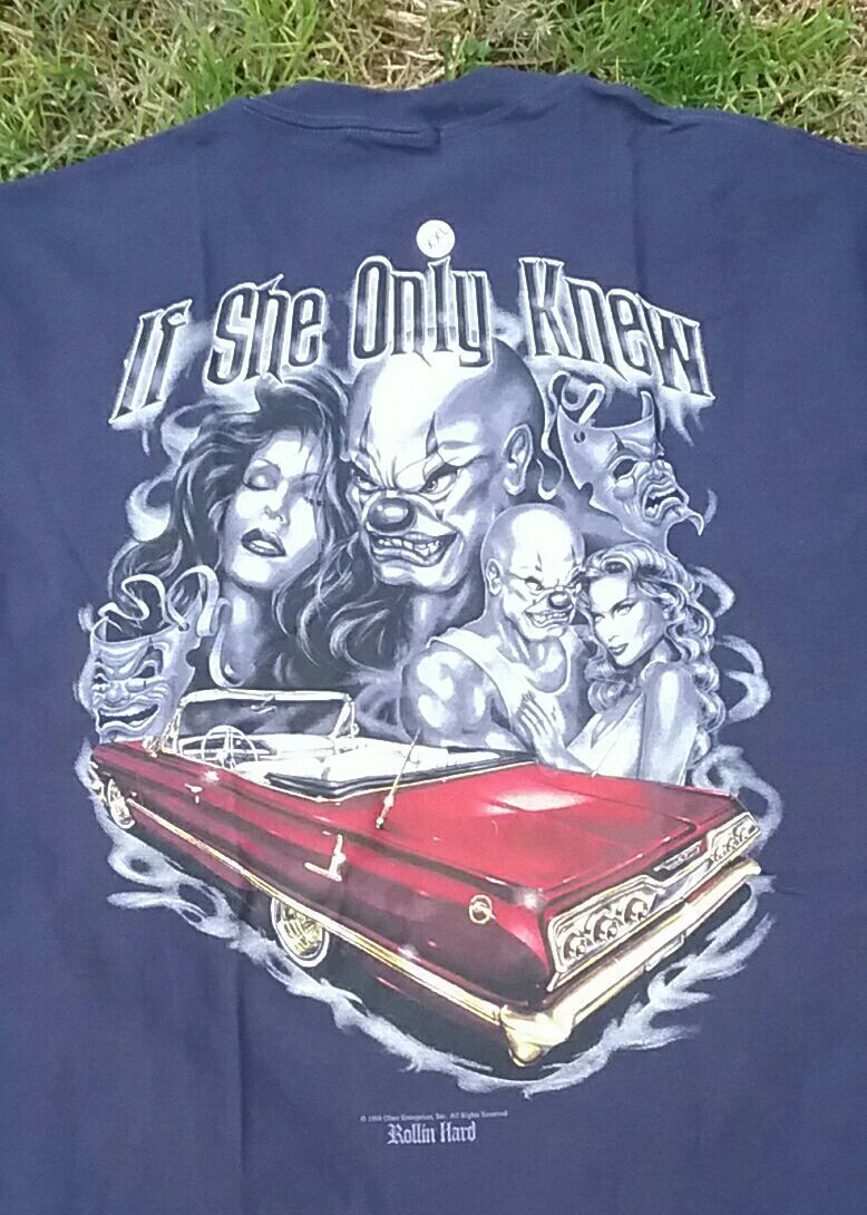 Vintage 90's Rollin Hard lowrider shirt XXL
